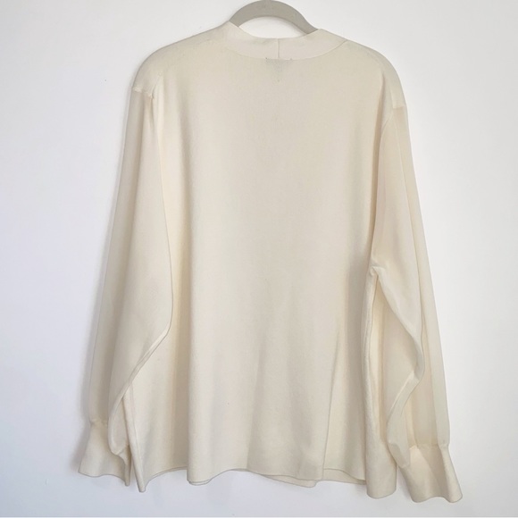 Talbots Poet Sleeve Sweater NWT Ivory - Picture 8 of 9